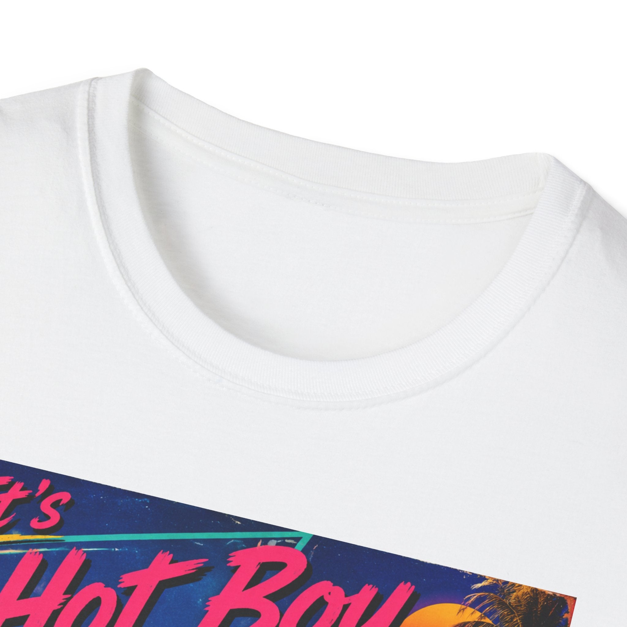 Hot Boy Summer Time cat graphic T-Shirt | retro beach vaporwave