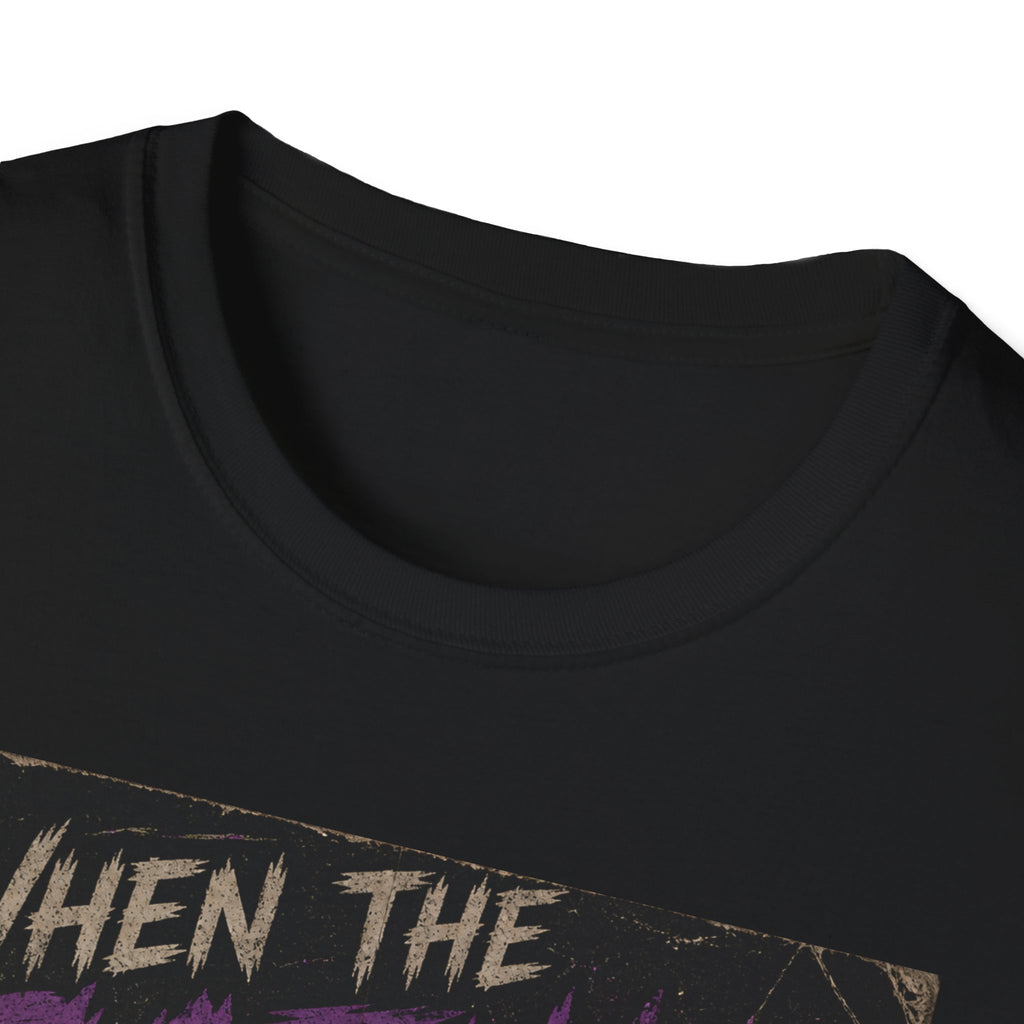 When the Catnip Kicks In T-Shirt | Black Cat Vintage Poster