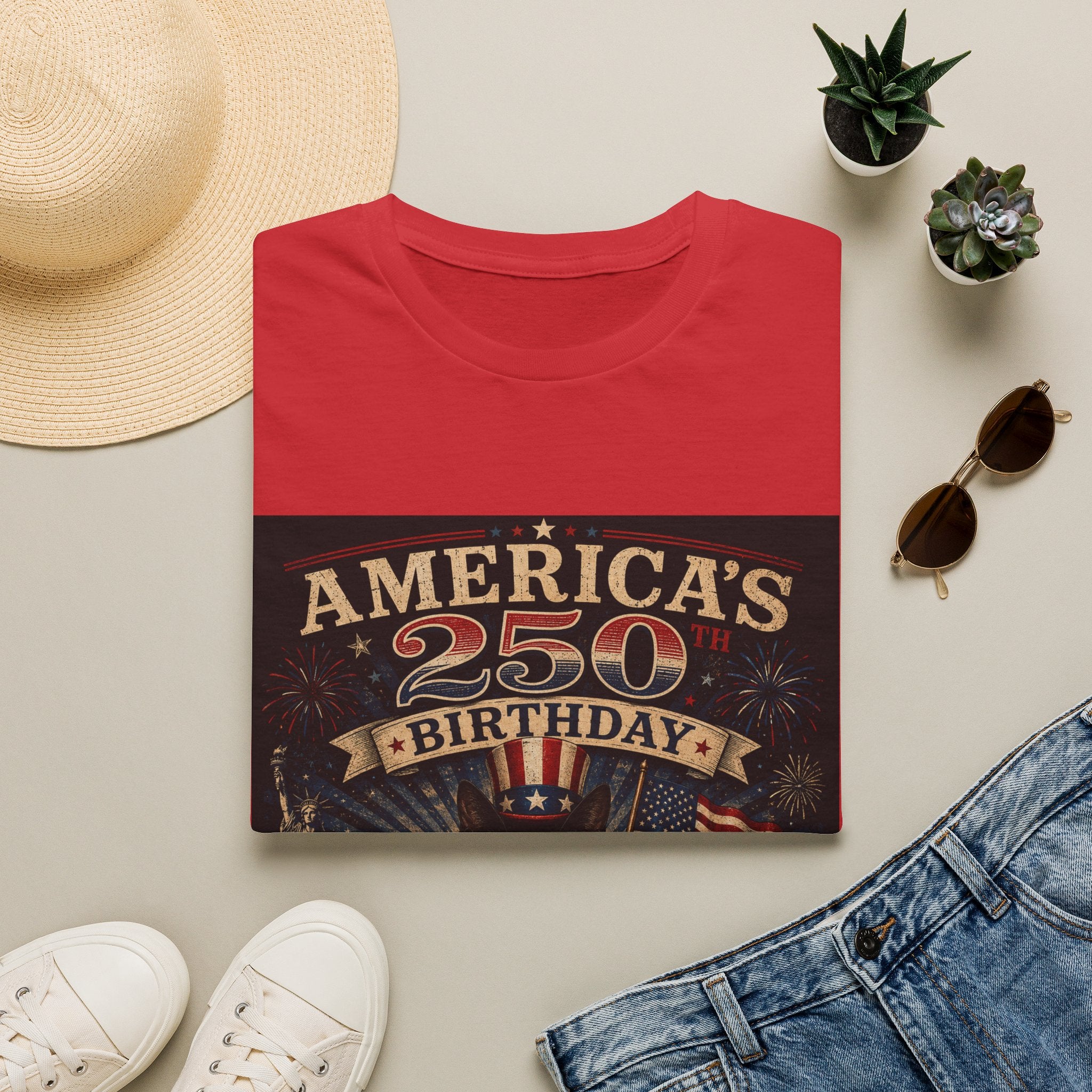 America's 250th Birthday T-Shirt | 1776–2026 Patriotic Graphic Tee