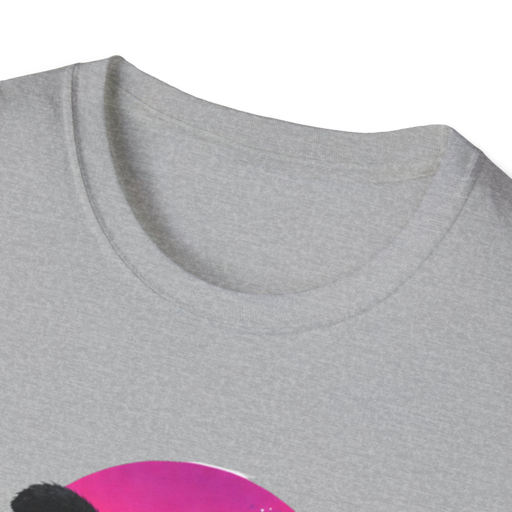 Retro Vaporwave Black Cats T-Shirt | Neon Sunset City