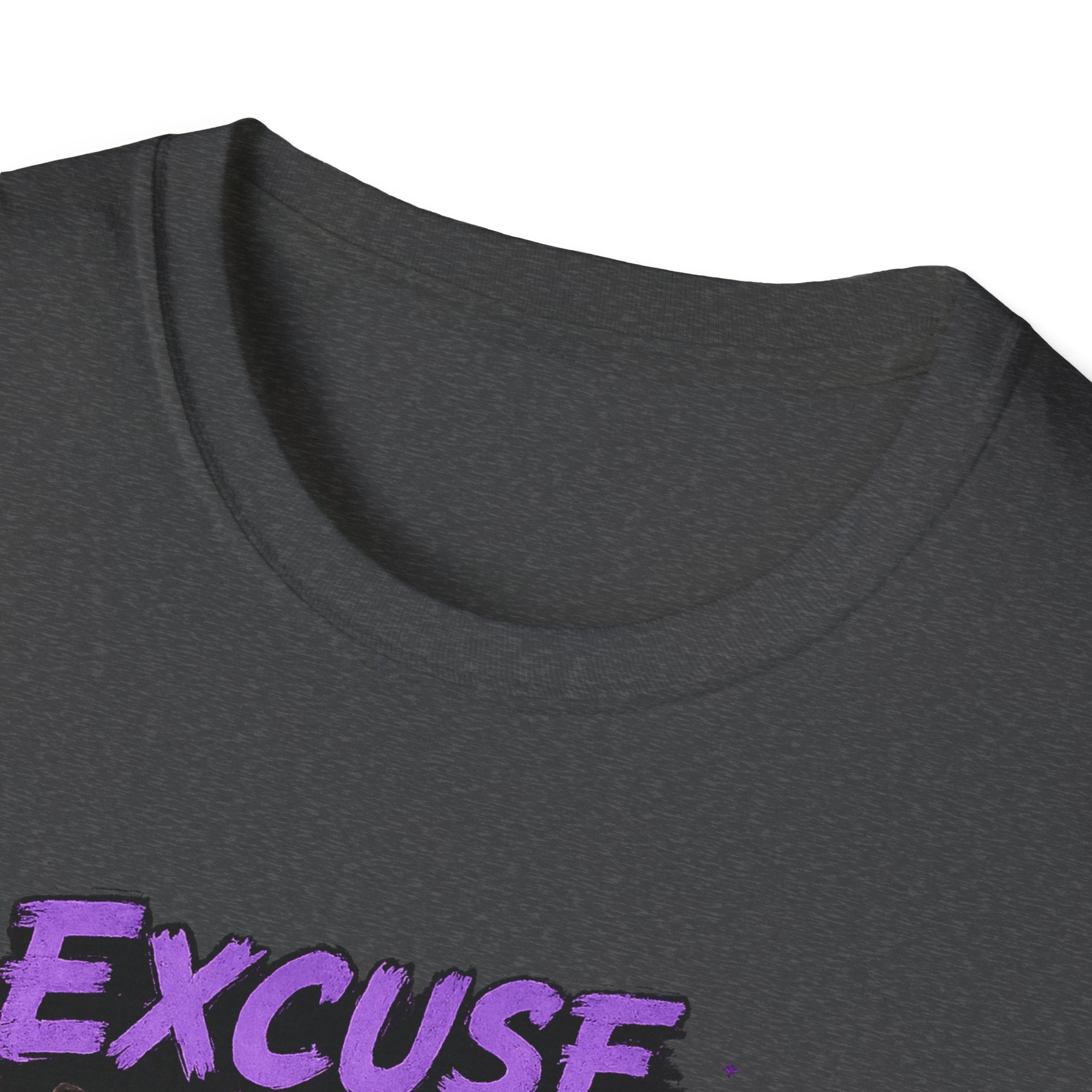 Excuse Me?! Black Cat Graphic T-Shirt | Retro Purple Horror Pop Art