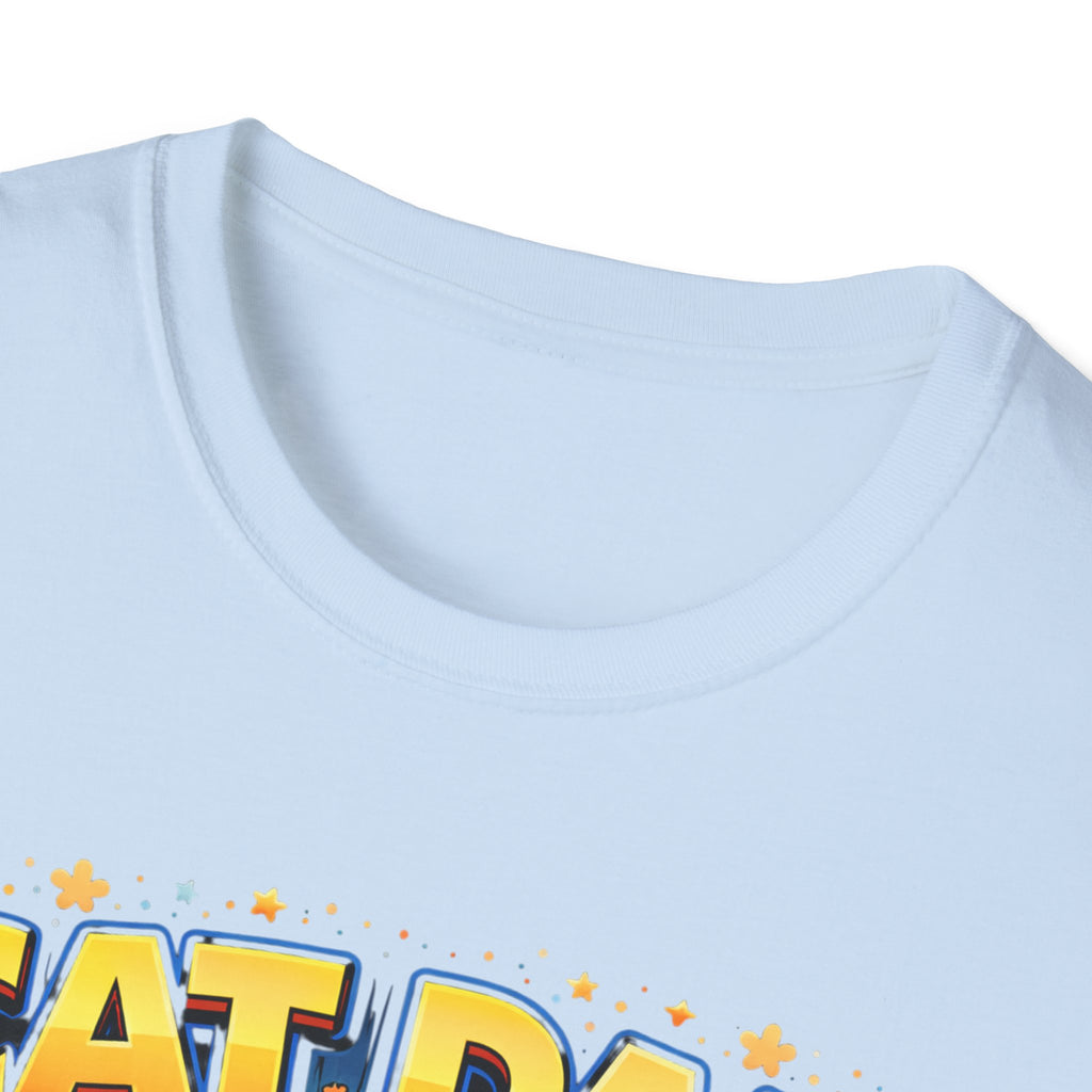 Cat Dad graphic T-Shirt | Cute kittens, colorful illustration, pet lover tee