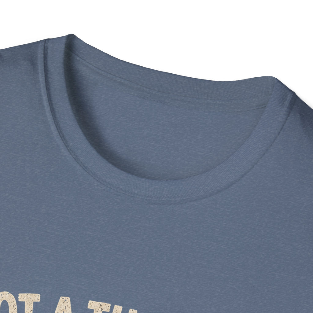 Not a Thought Behind These Eyes Cat T-Shirt | Funny Cat Face Tee