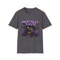 Mentally Tired Tortie Cat retro vaporwave T-Shirt | Vaporwave Cat Tee