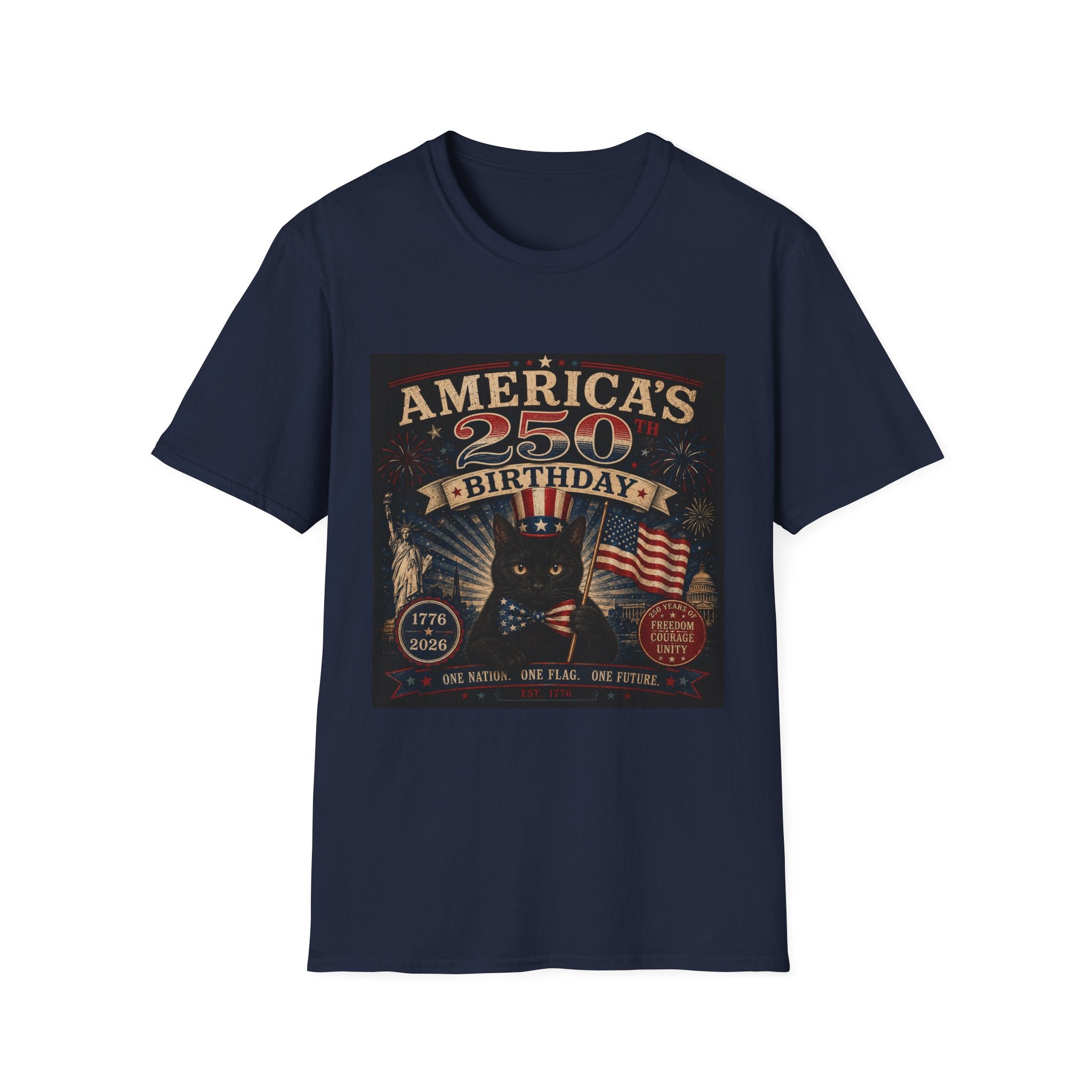America's 250th Birthday T-Shirt | 1776–2026 Patriotic Graphic Tee