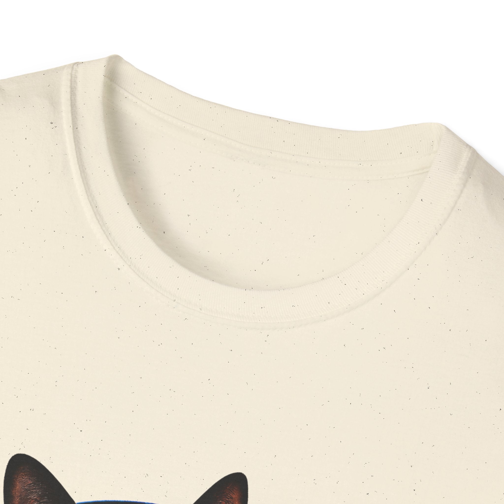 Black Cat with Headphones I Saw That T-Shirt | Funny Cat Tee