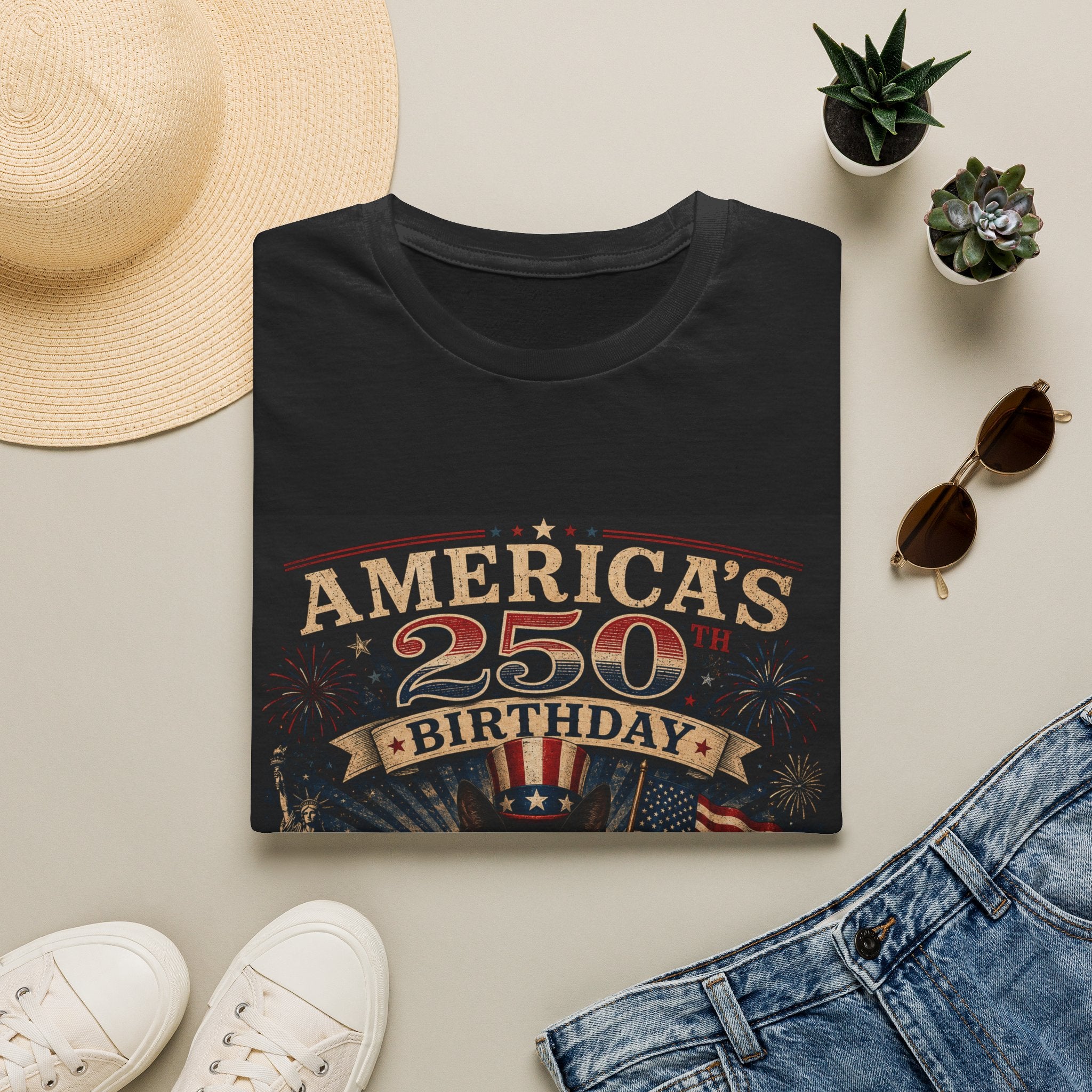 America's 250th Birthday T-Shirt | 1776–2026 Patriotic Graphic Tee