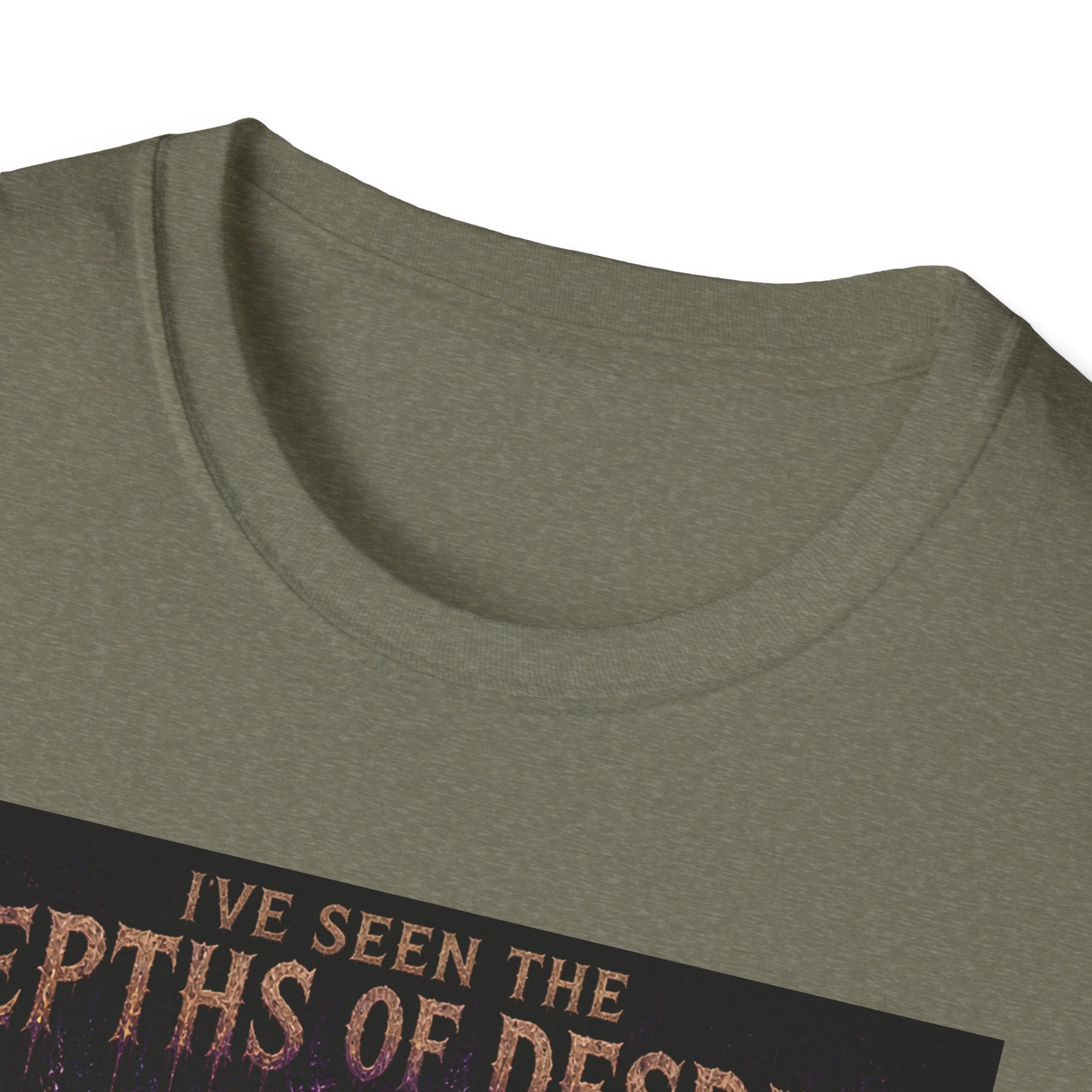 Depths of Despair Cat with Cheese, T-Shirt | Cat Illustration, Funny Quote