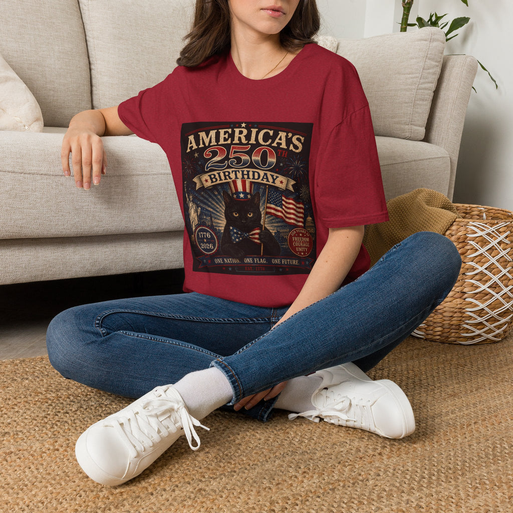 America's 250th Birthday T-Shirt | 1776–2026 Patriotic Graphic Tee