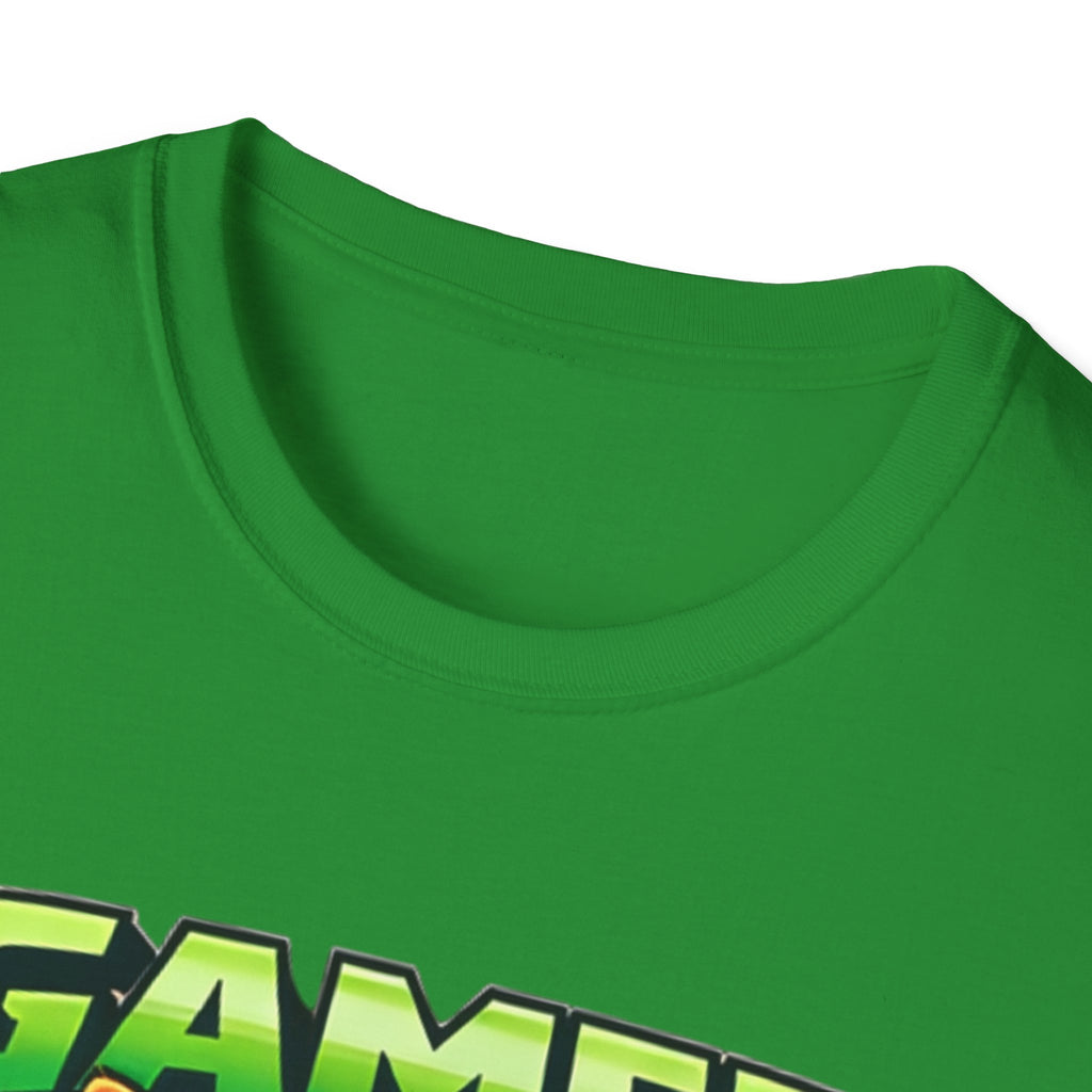 Gamer Cat with Controller T-Shirt | Eat Sleep Game Repeat
