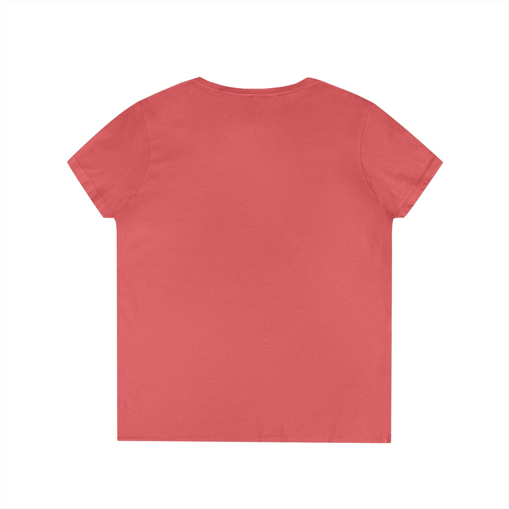 Gamer Cat Graphic Tee Ladies V-Neck T-Shirt | Retro Controller, Eat Sleep Game Repeat