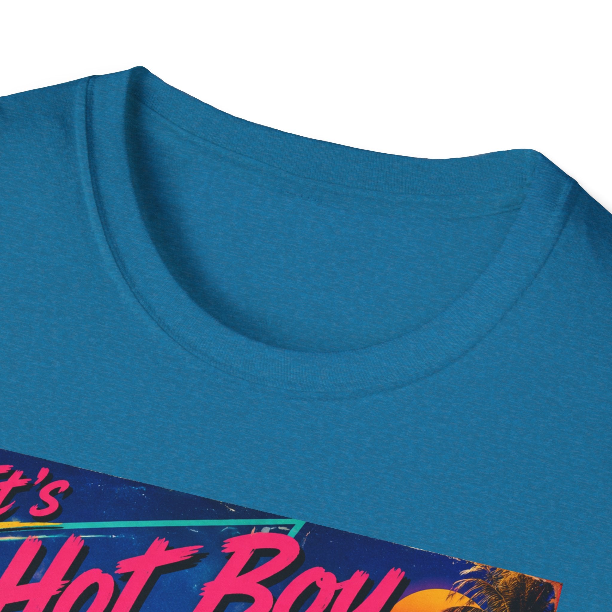 Hot Boy Summer Time cat graphic T-Shirt | retro beach vaporwave