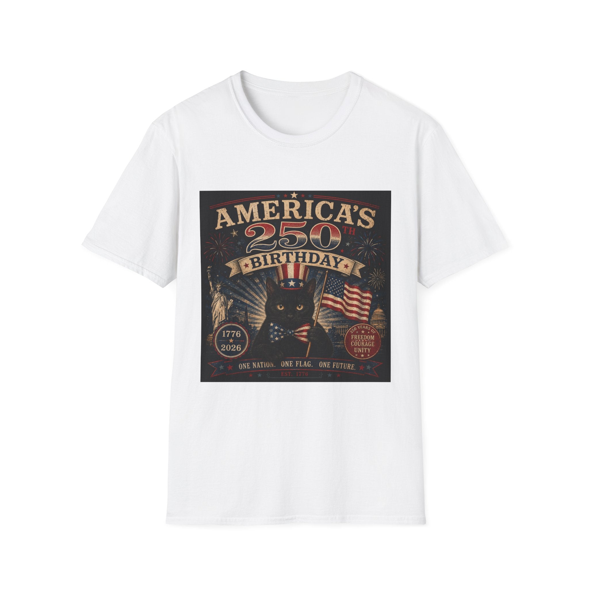 America's 250th Birthday T-Shirt | 1776–2026 Patriotic Graphic Tee
