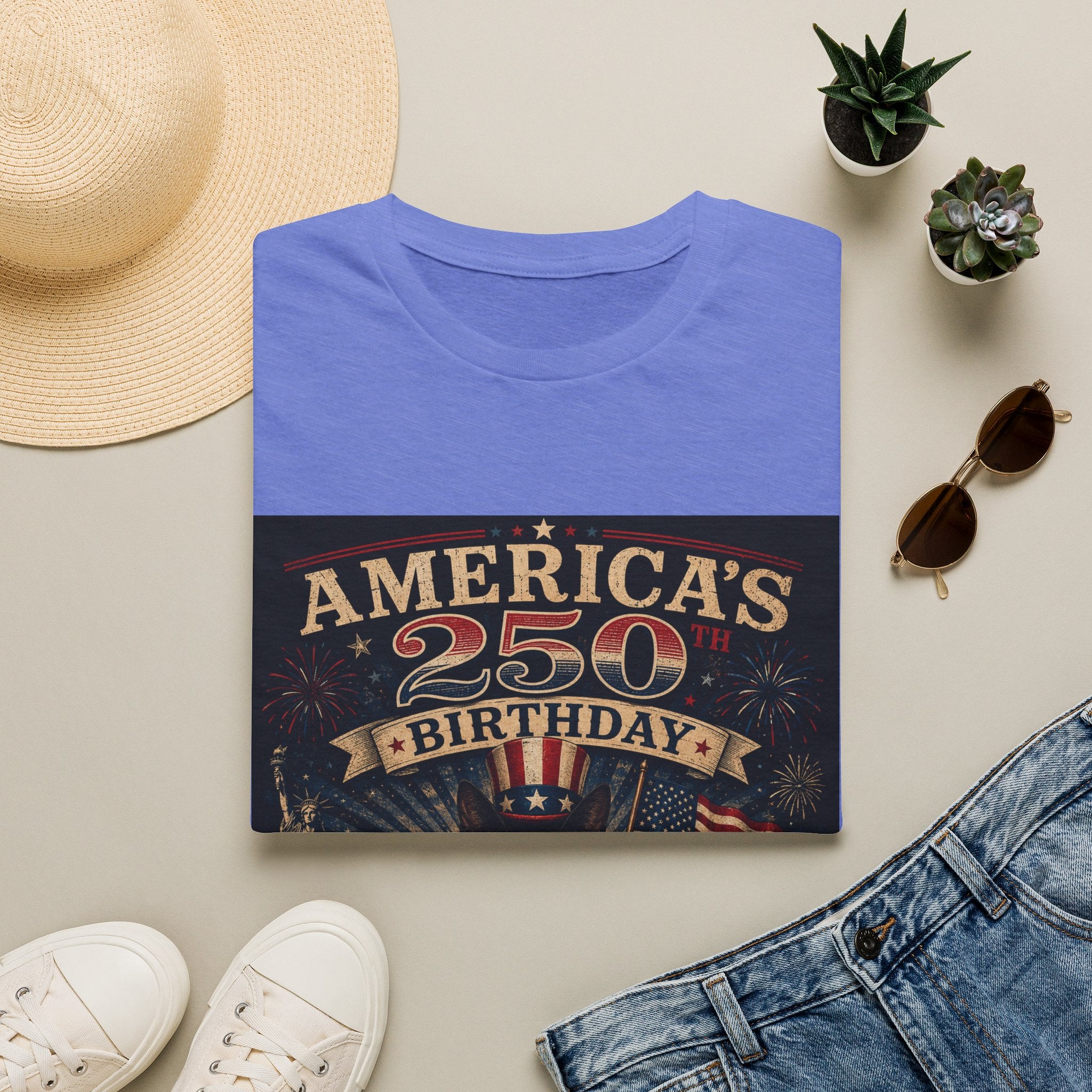 America's 250th Birthday T-Shirt | 1776–2026 Patriotic Graphic Tee