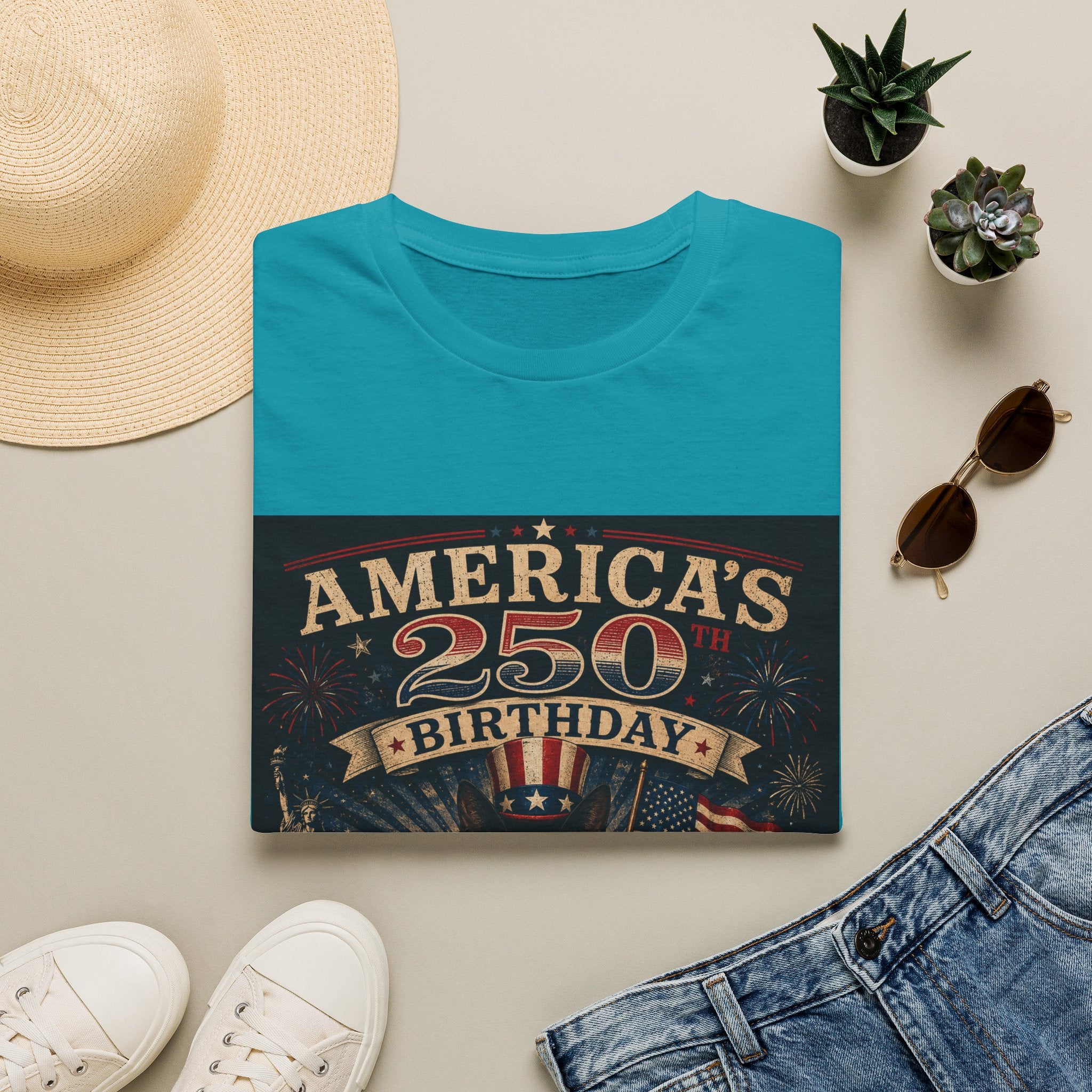 America's 250th Birthday T-Shirt | 1776–2026 Patriotic Graphic Tee
