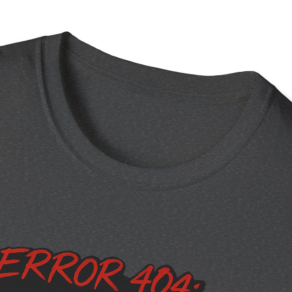 Error 404 Black Cat in Red Flower T-Shirt | Social Battery Not Found