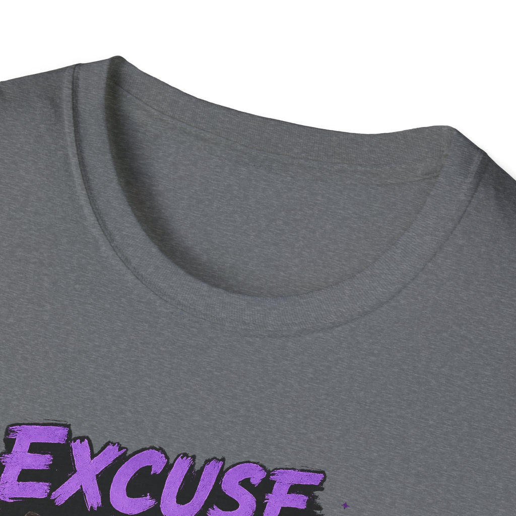 Excuse Me?! Black Cat Graphic T-Shirt | Retro Purple Horror Pop Art
