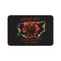 Error 404 Social Battery Not Found Desk Mat | Black Cat Desk Pad