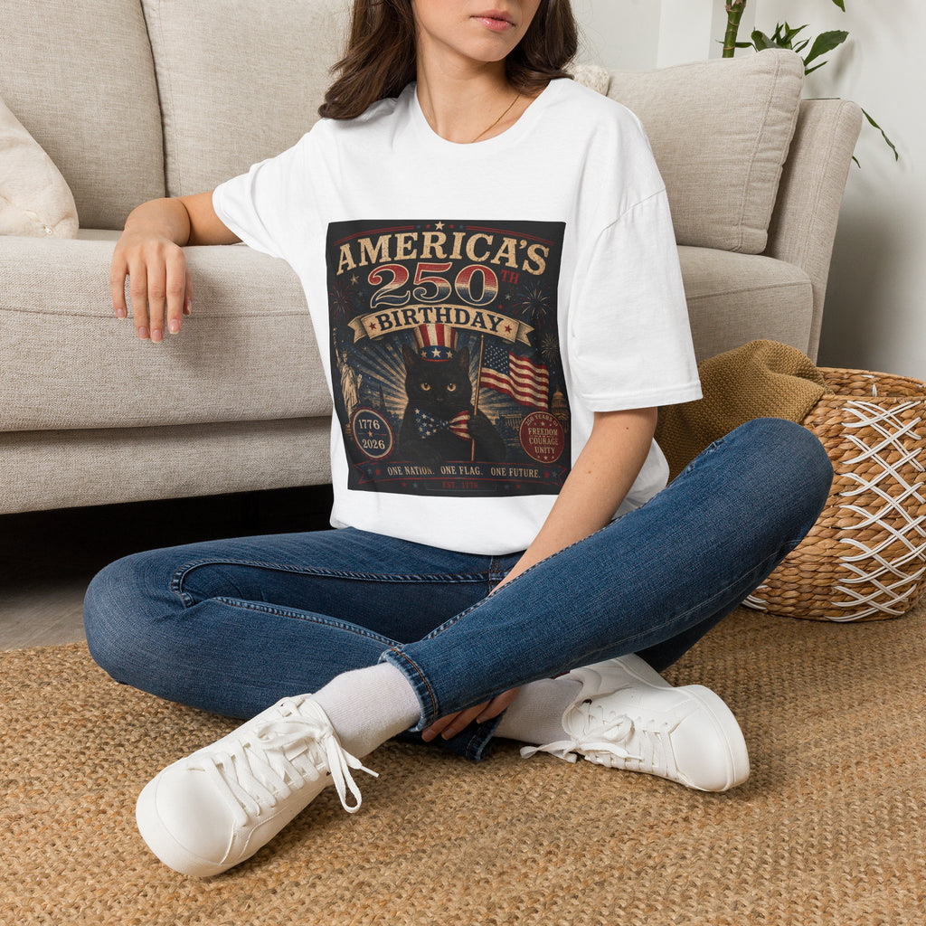 America's 250th Birthday T-Shirt | 1776–2026 Patriotic Graphic Tee
