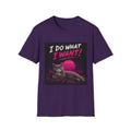 I Do What I Want Retro Cat T-Shirt | 80s Vaporwave Cat Tee