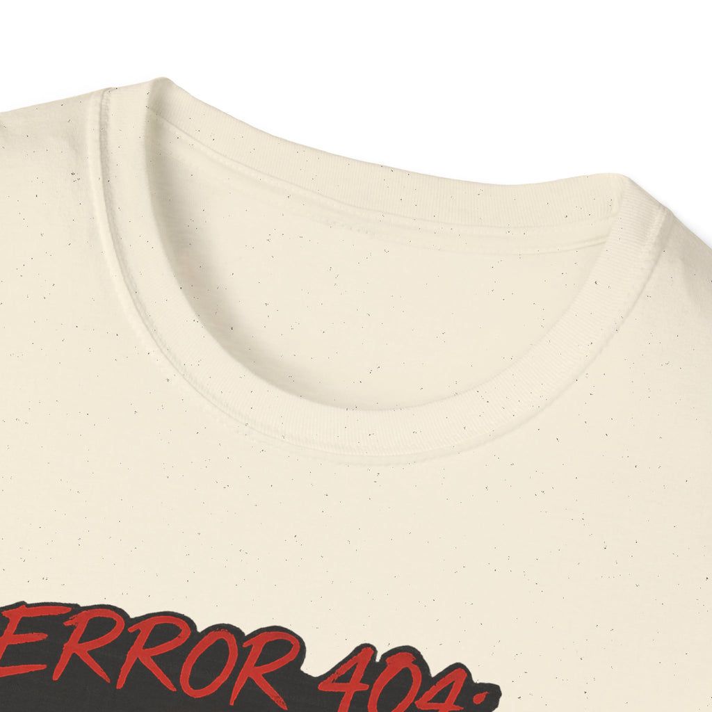 Error 404 Black Cat in Red Flower T-Shirt | Social Battery Not Found