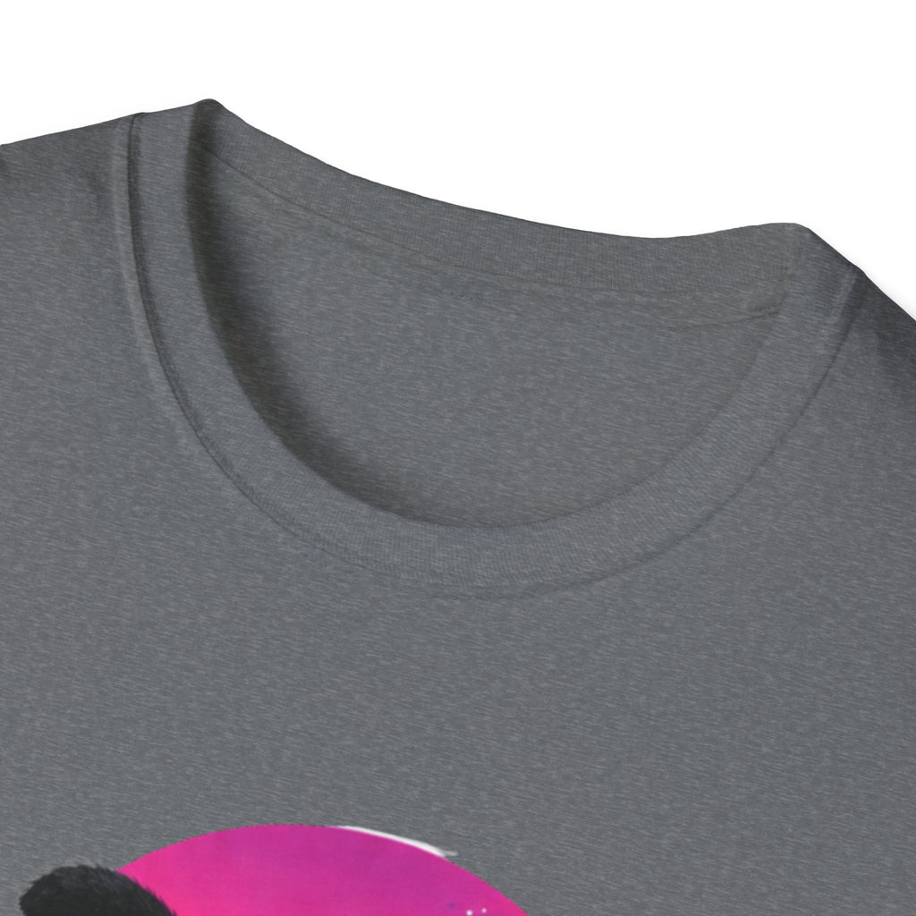 Retro Vaporwave Black Cats T-Shirt | Neon Sunset City