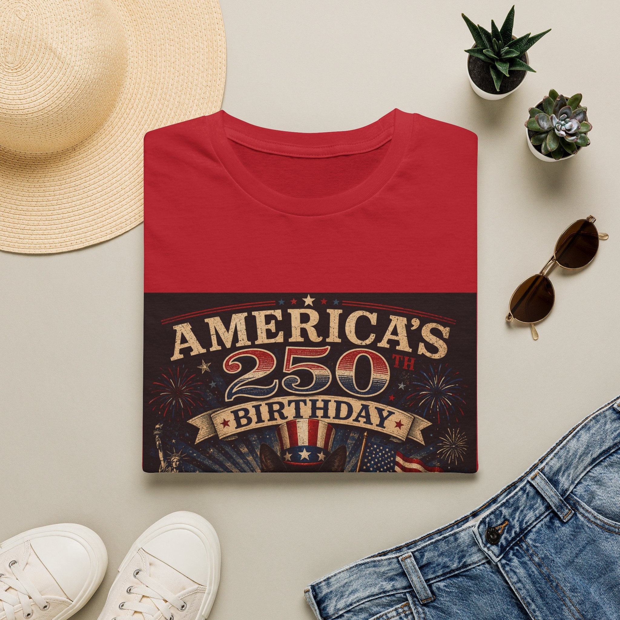 America's 250th Birthday T-Shirt | 1776–2026 Patriotic Graphic Tee