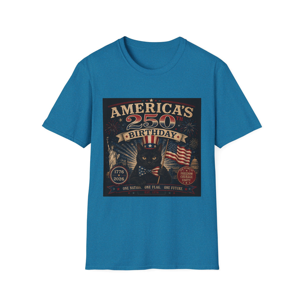 America's 250th Birthday T-Shirt | 1776–2026 Patriotic Graphic Tee