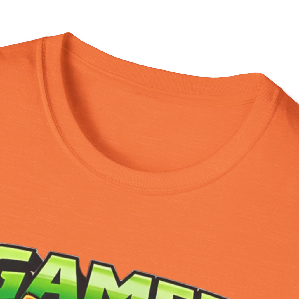 Gamer Cat with Controller T-Shirt | Eat Sleep Game Repeat