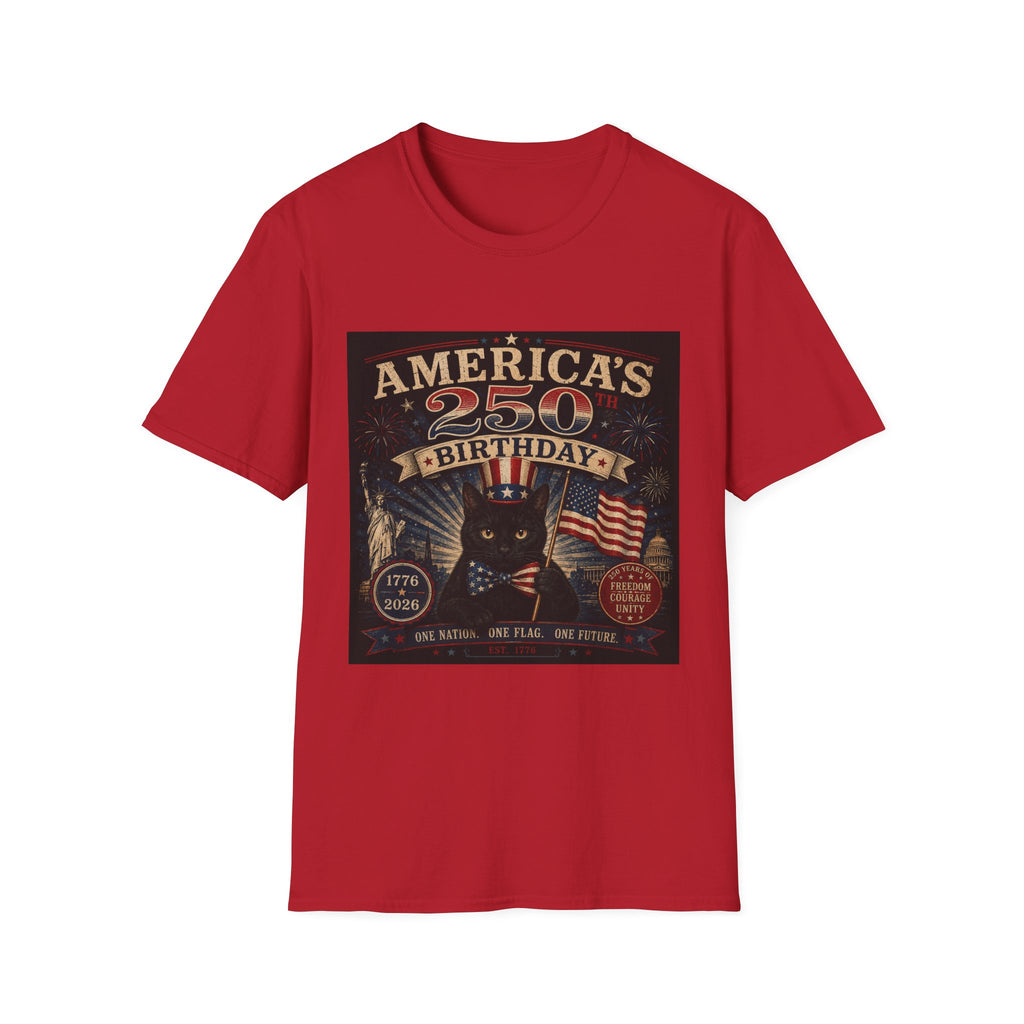 America's 250th Birthday T-Shirt | 1776–2026 Patriotic Graphic Tee