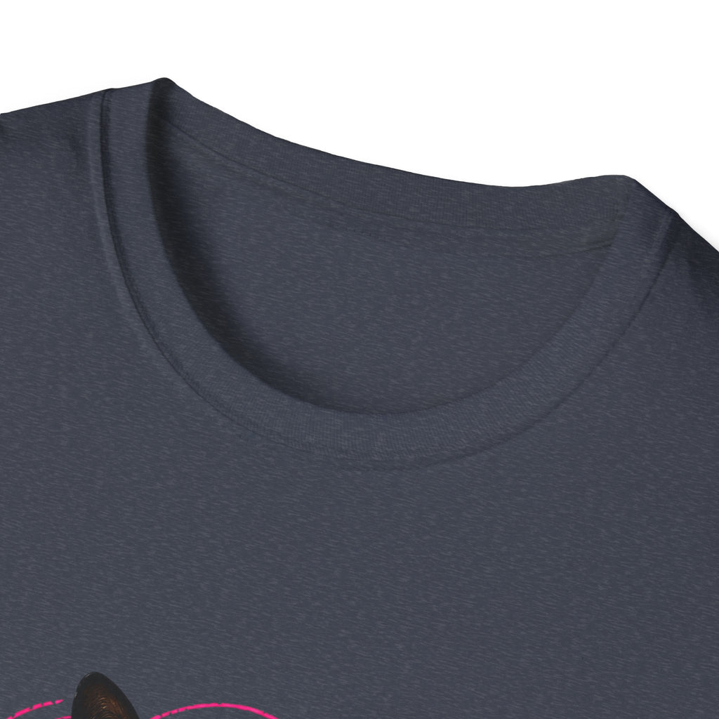 Confused Black Cat why did I walk in here? T-Shirt | Cat Humor Tee