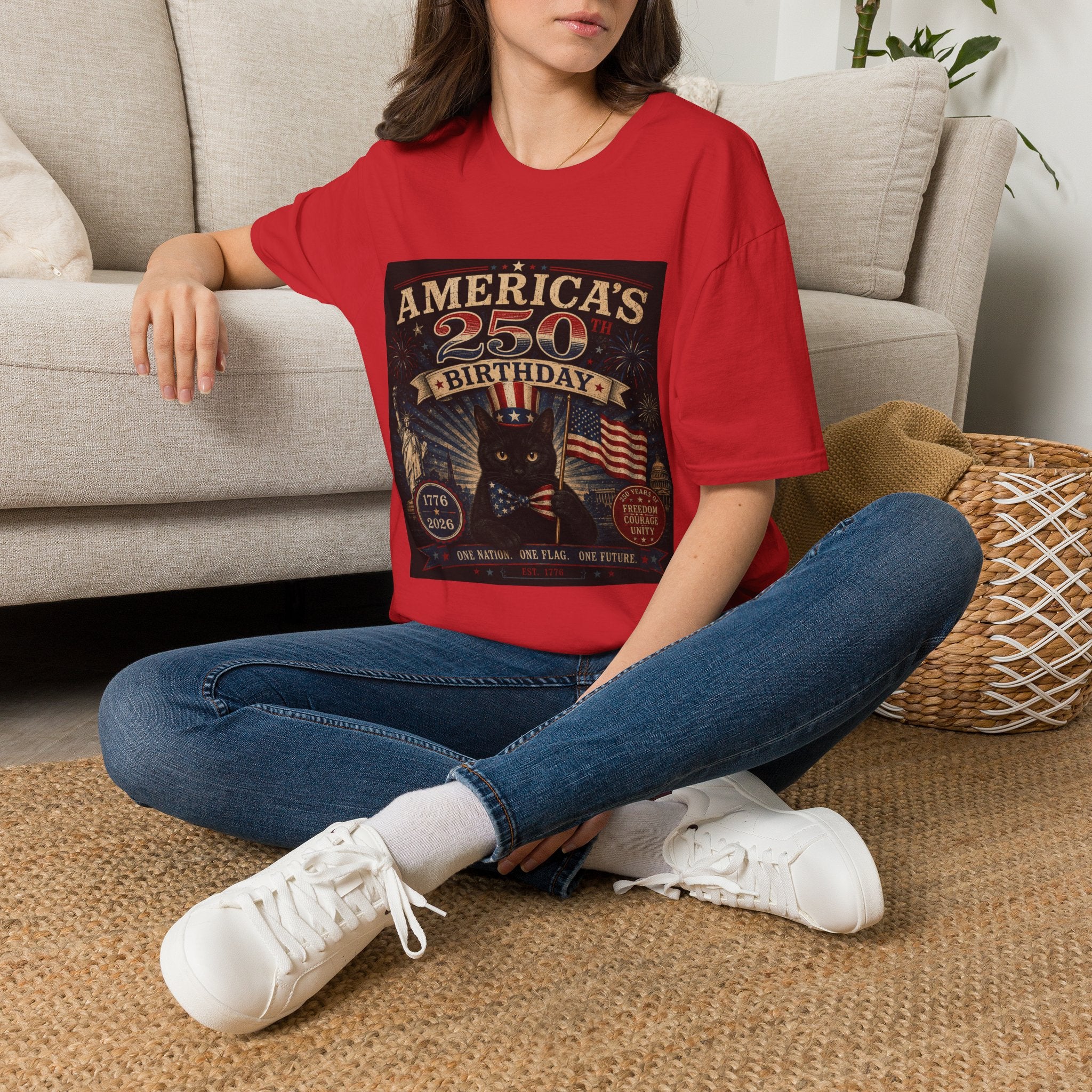 America's 250th Birthday T-Shirt | 1776–2026 Patriotic Graphic Tee
