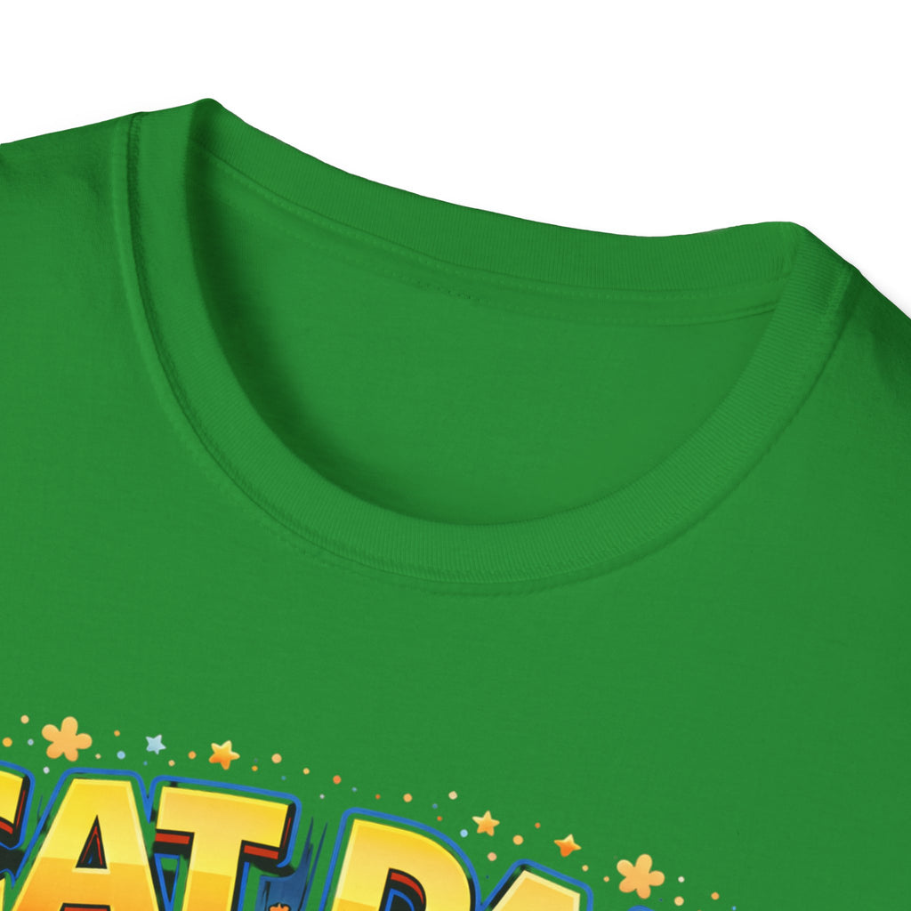 Cat Dad graphic T-Shirt | Cute kittens, colorful illustration, pet lover tee