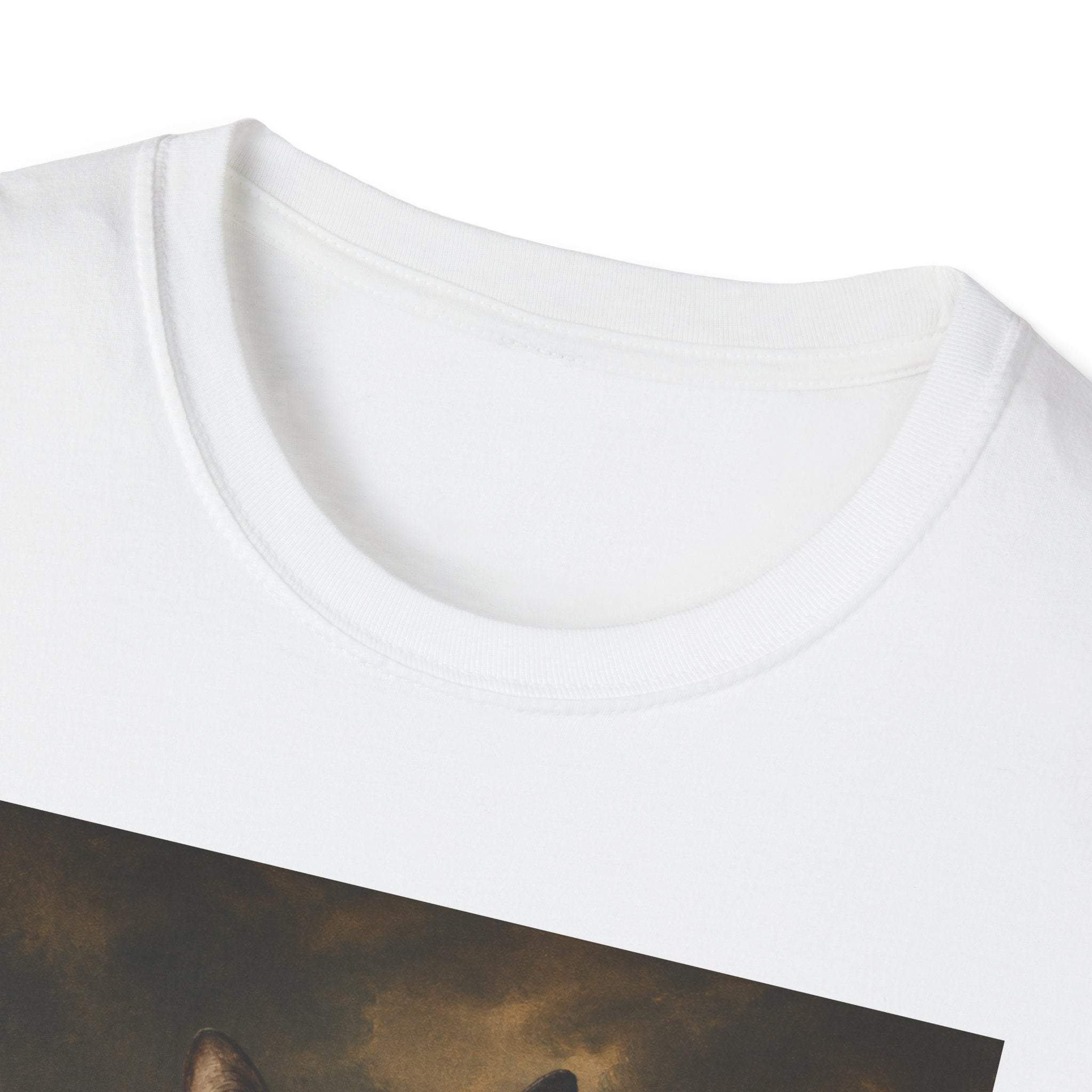 Regal Black Cat General T-Shirt | Vintage Portrait, Military Uniform