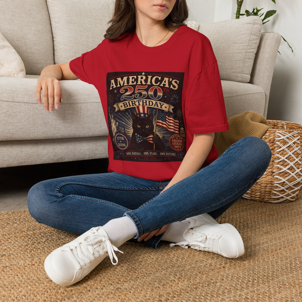 America's 250th Birthday T-Shirt | 1776–2026 Patriotic Graphic Tee