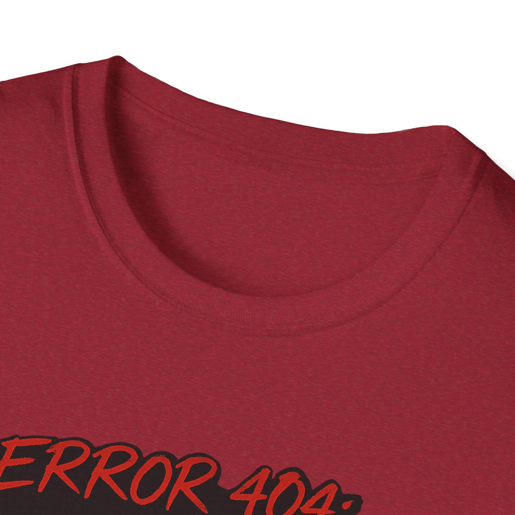 Error 404 Black Cat in Red Flower T-Shirt | Social Battery Not Found