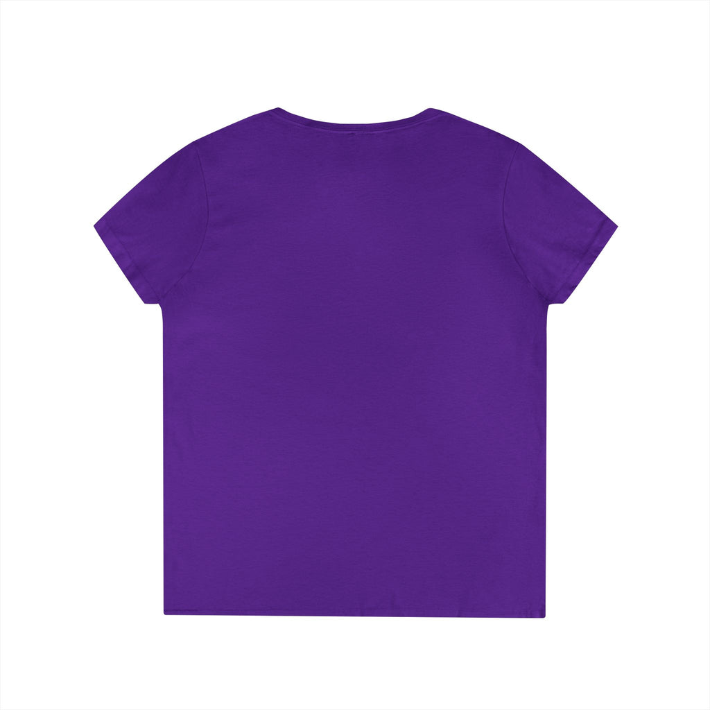Gamer Cat Graphic Tee Ladies V-Neck T-Shirt | Retro Controller, Eat Sleep Game Repeat