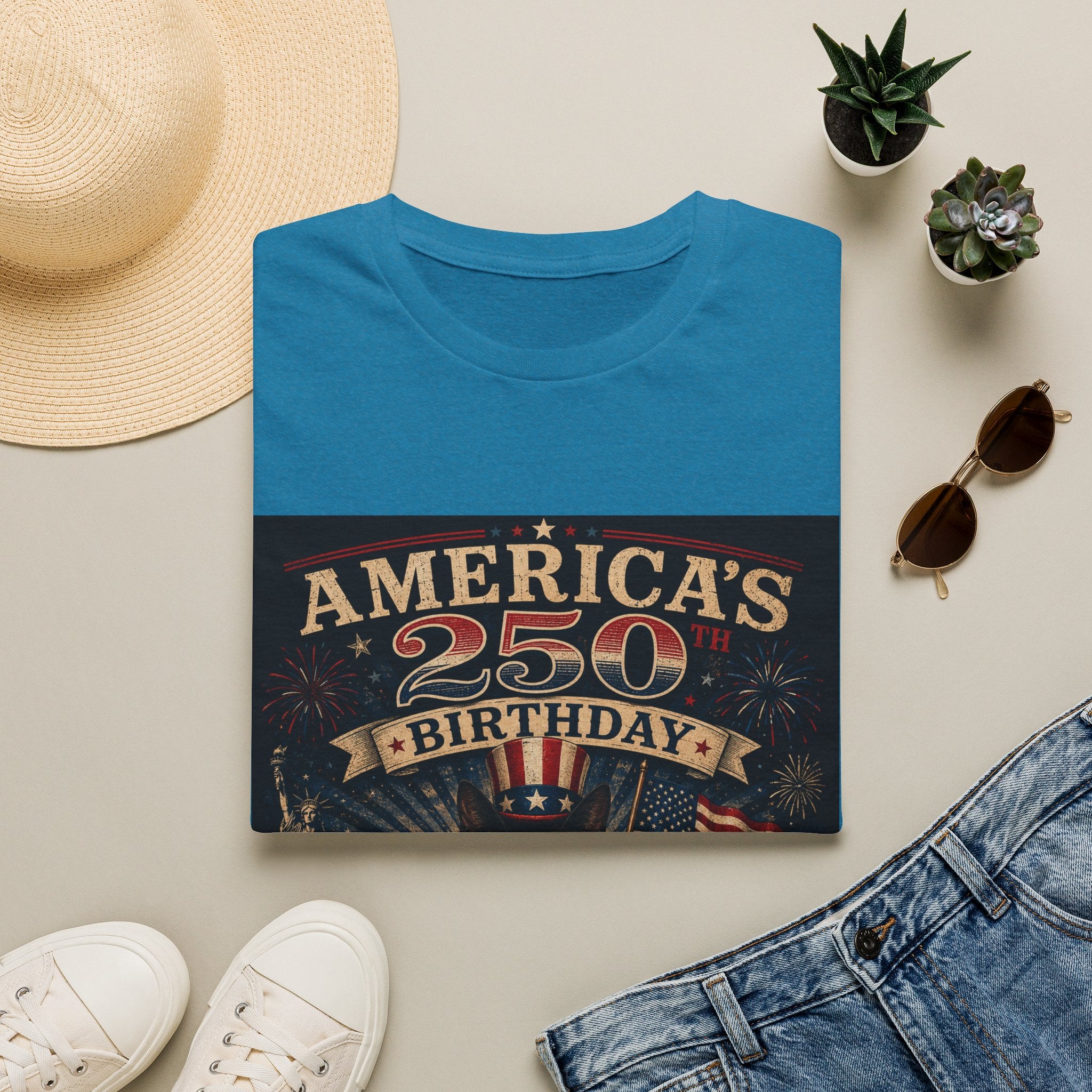 America's 250th Birthday T-Shirt | 1776–2026 Patriotic Graphic Tee