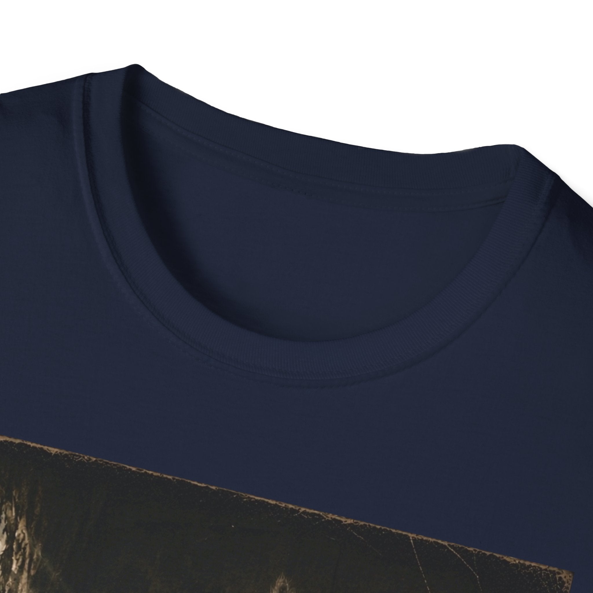 Gray Spooky Cat T-Shirt | Halloween Cat Shirt