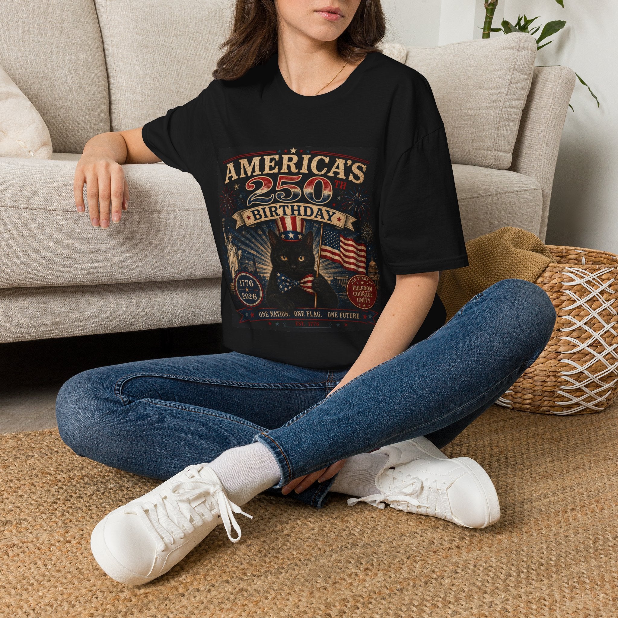 America's 250th Birthday T-Shirt | 1776–2026 Patriotic Graphic Tee