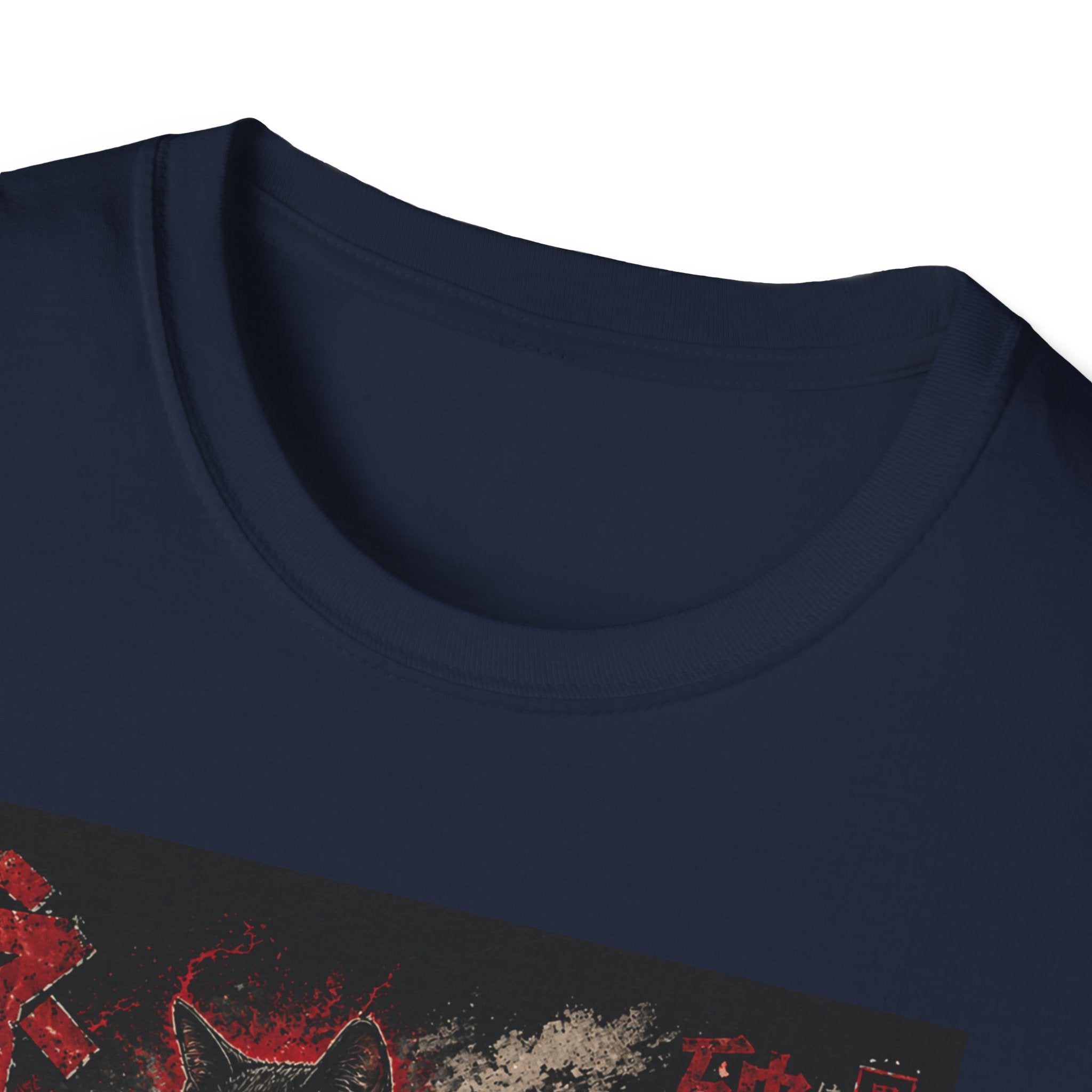 Retro Kaiju Cat T-Shirt | Japanese Monster Poster, Vintage Horror Aesthetic