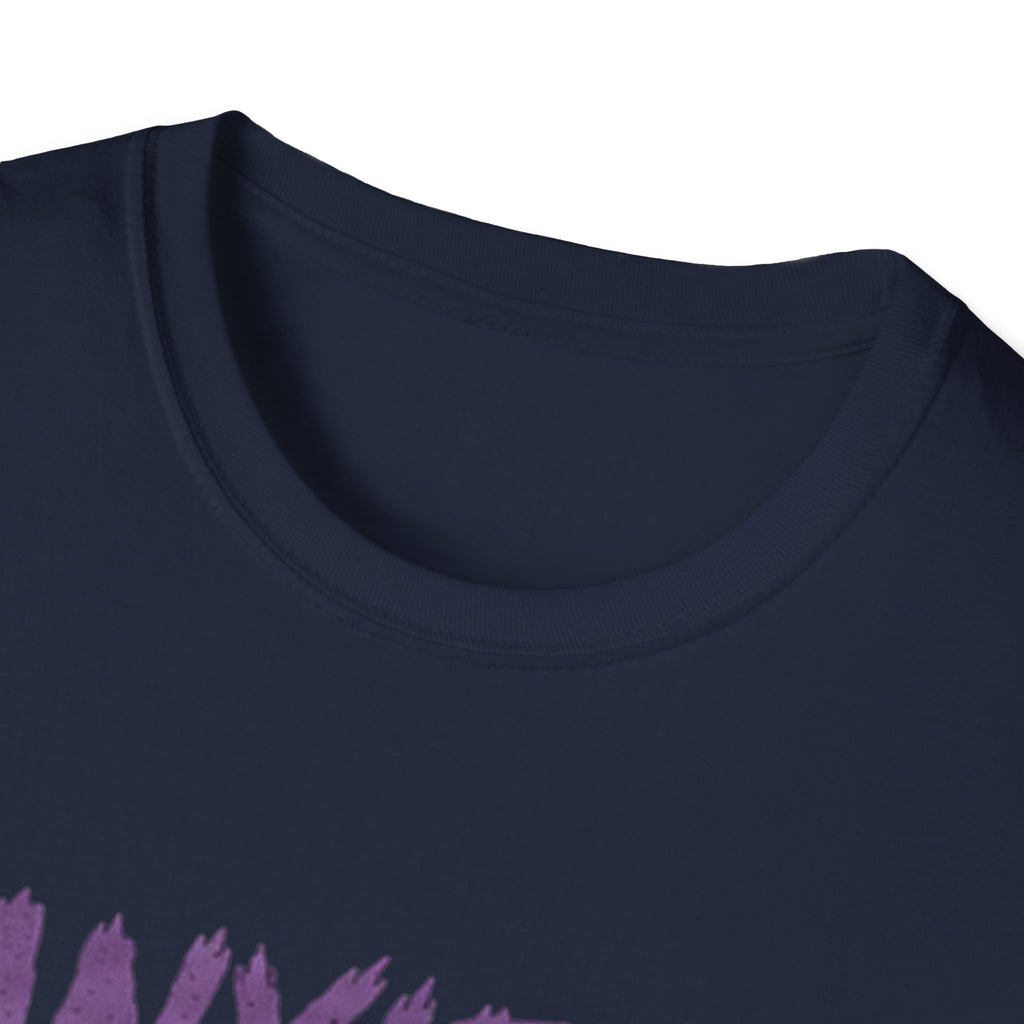 Anxiety Cat All Day Every Day T-Shirt | Cat Face Graphic Tee