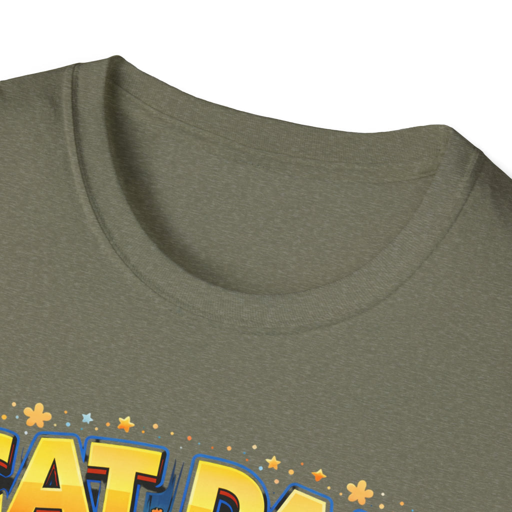Cat Dad graphic T-Shirt | Cute kittens, colorful illustration, pet lover tee