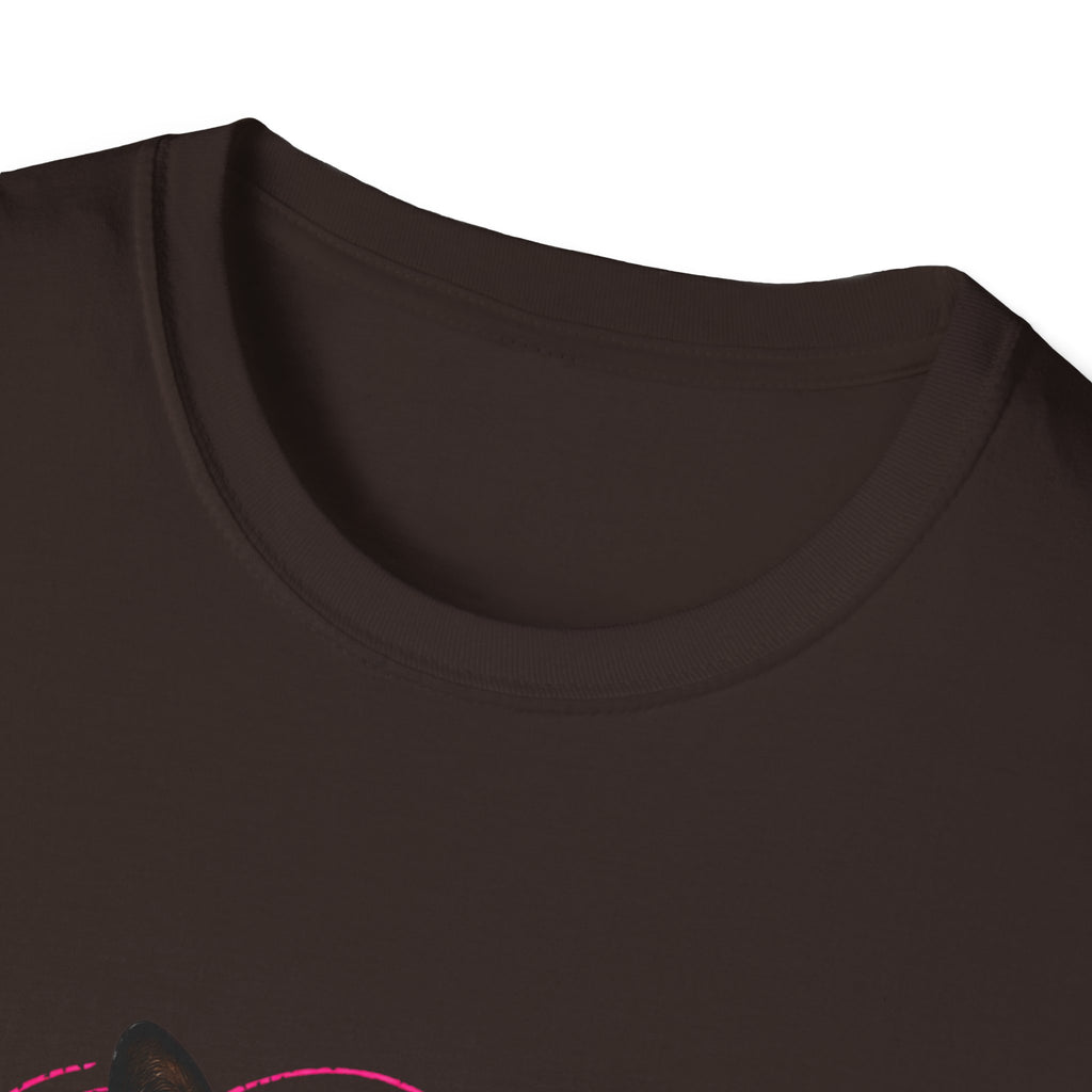 Confused Black Cat why did I walk in here? T-Shirt | Cat Humor Tee