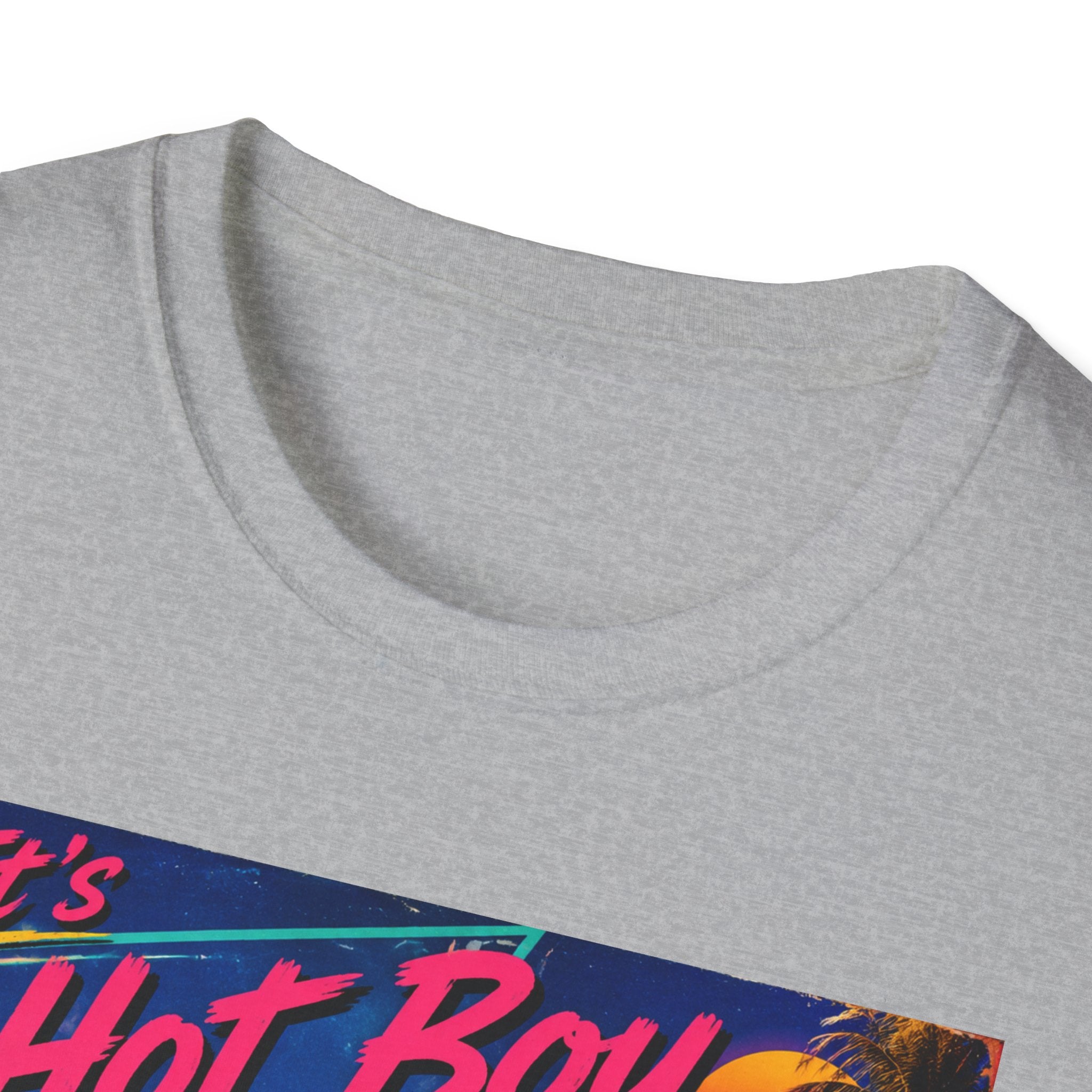Hot Boy Summer Time cat graphic T-Shirt | retro beach vaporwave