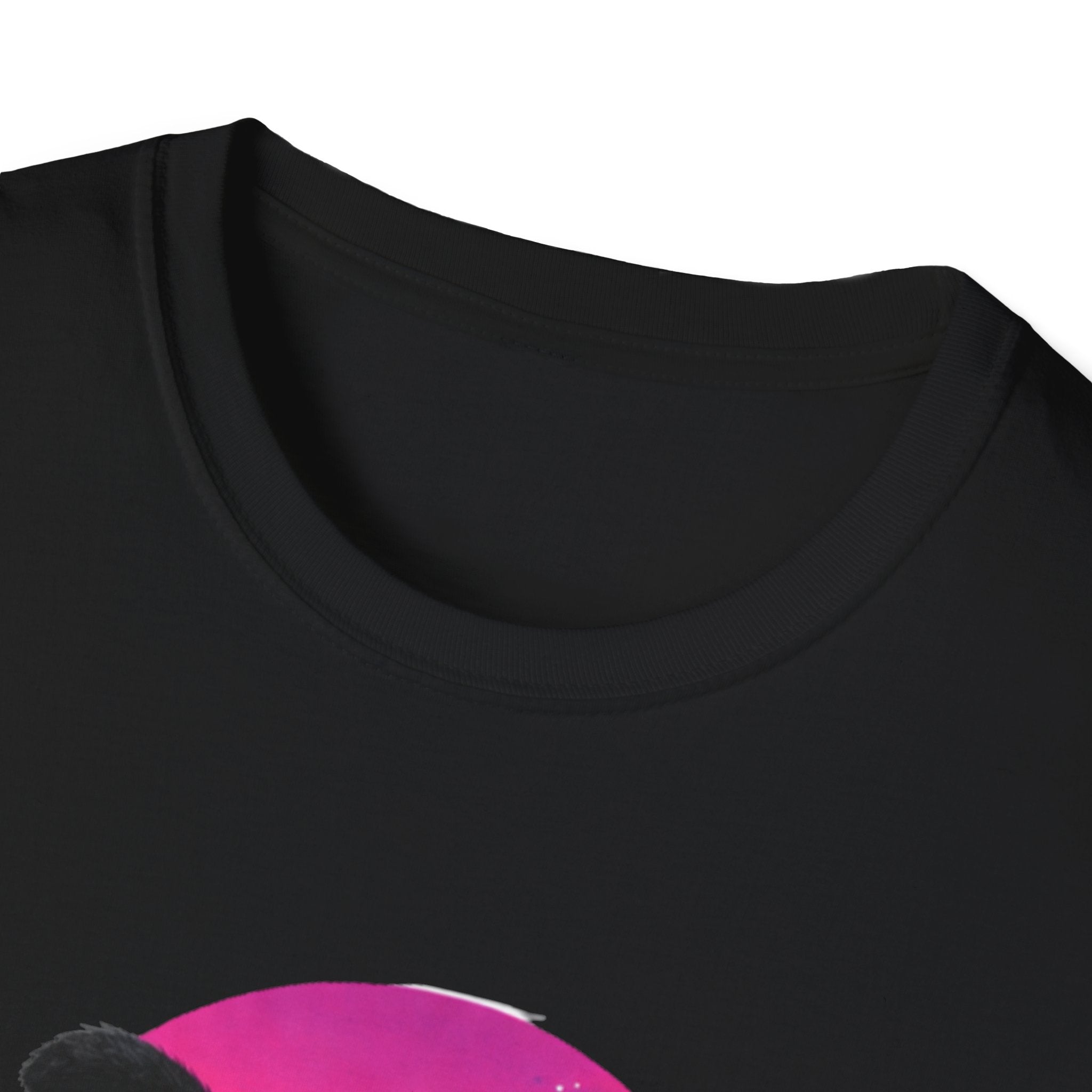 Retro Vaporwave Black Cats T-Shirt | Neon Sunset City